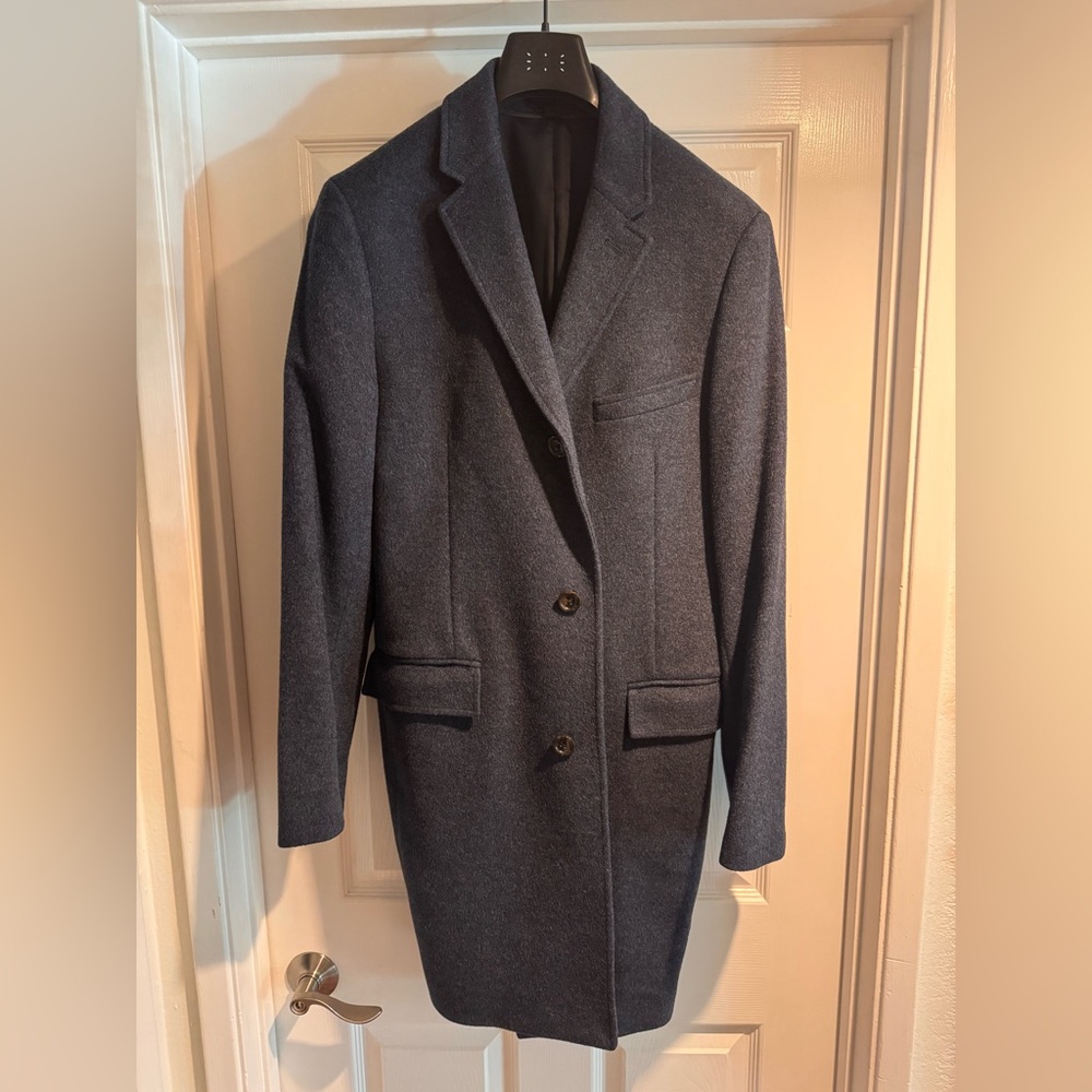 J. Crew Ludlow Wool Cashmere Dark Blue Topcoat